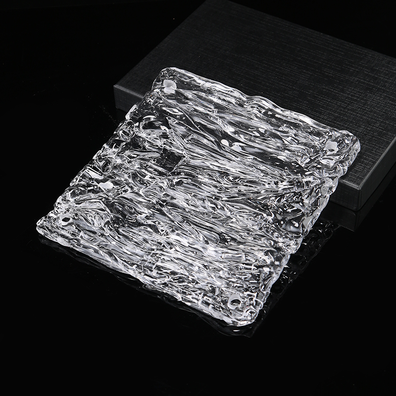 Šerkšno tekstūra stiklo plokštelė