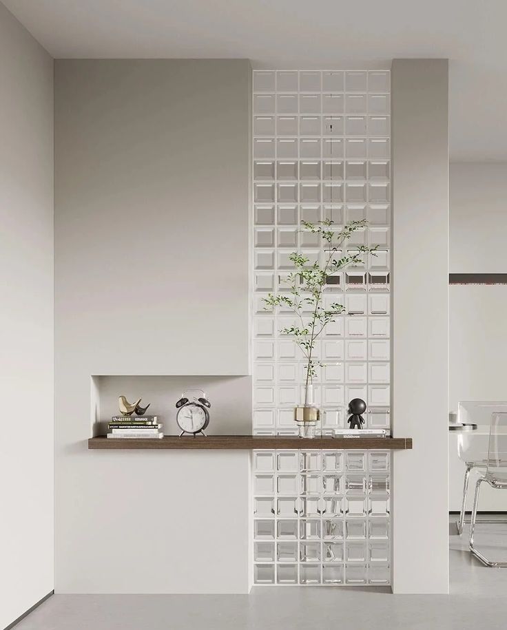 Kvadratinė ertmės stiklinė plyta