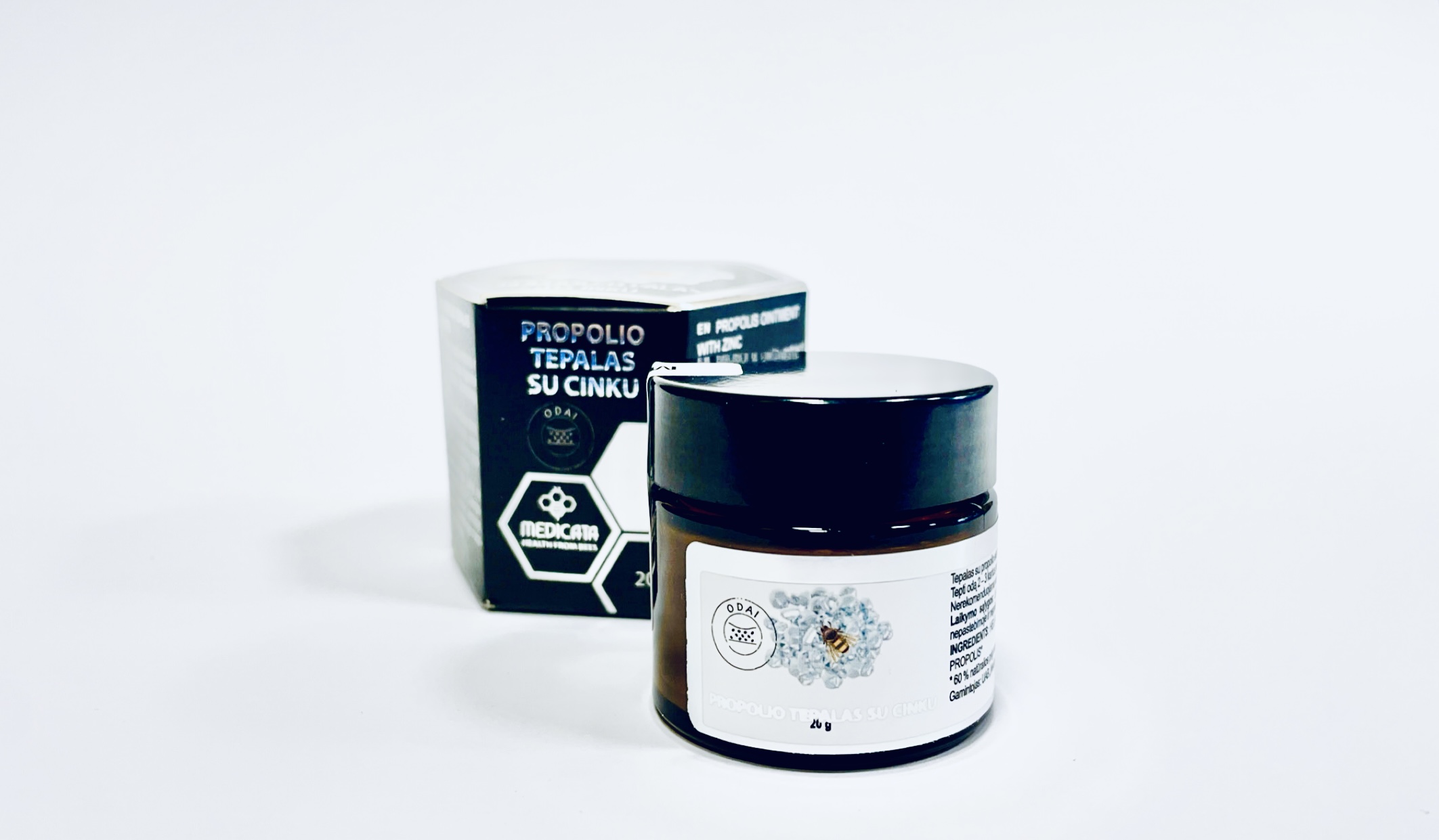 Propolio tepalas su cinku 20 g.