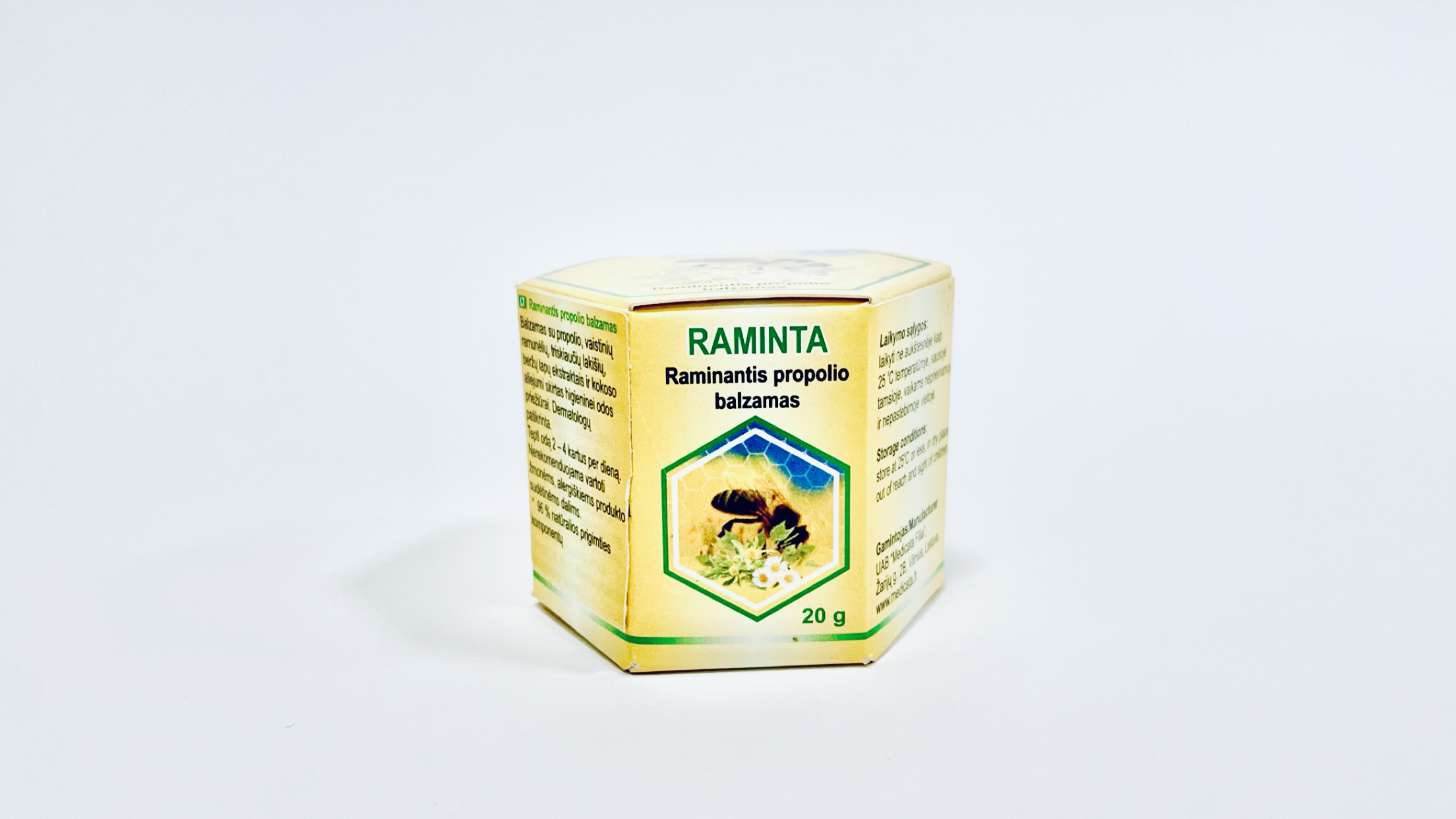 RAMINTA - Raminantis propolio balzamas 20 g.