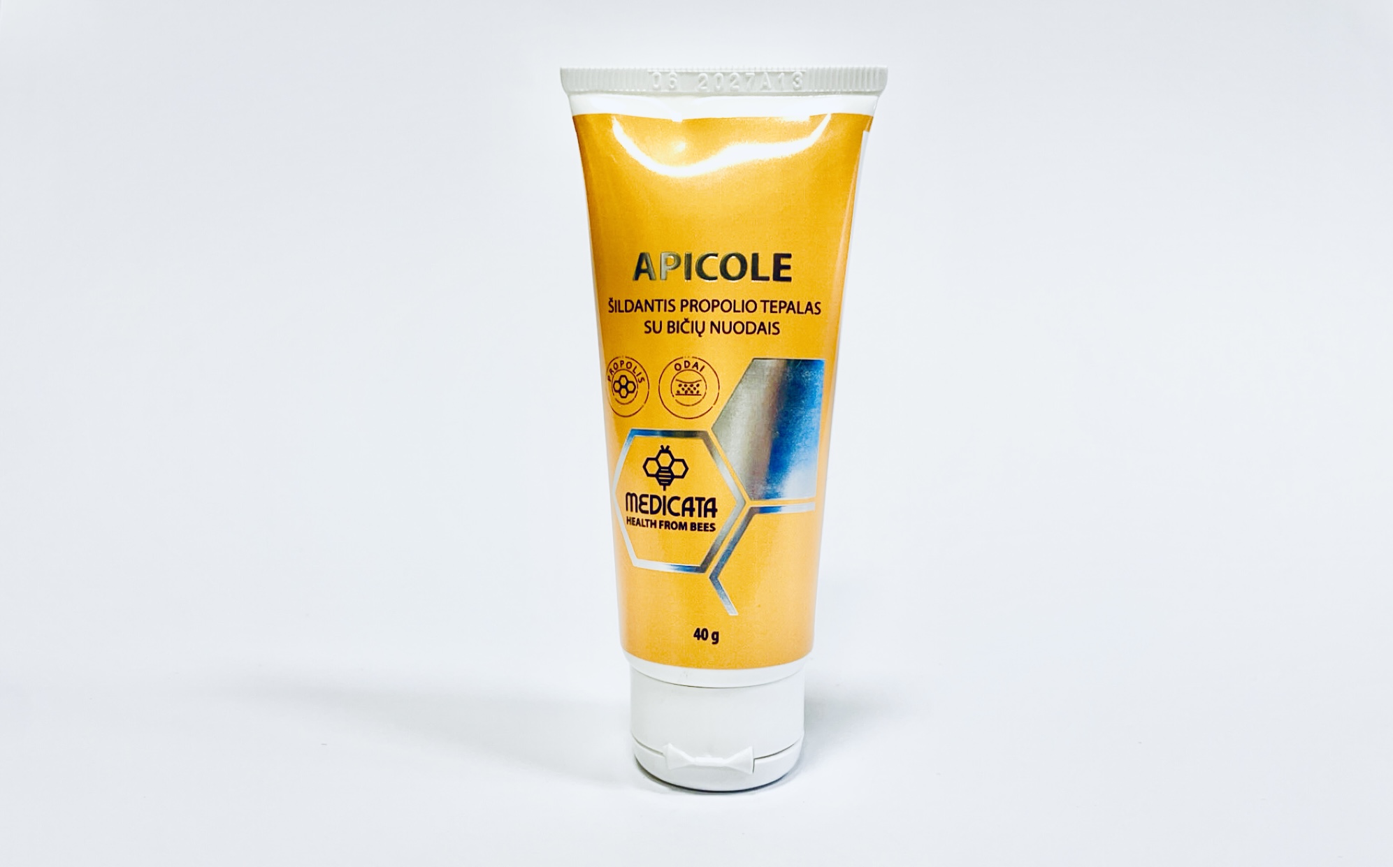 APICOLE - Šildantis propolio tepalas su bičių nuodais 40 g.