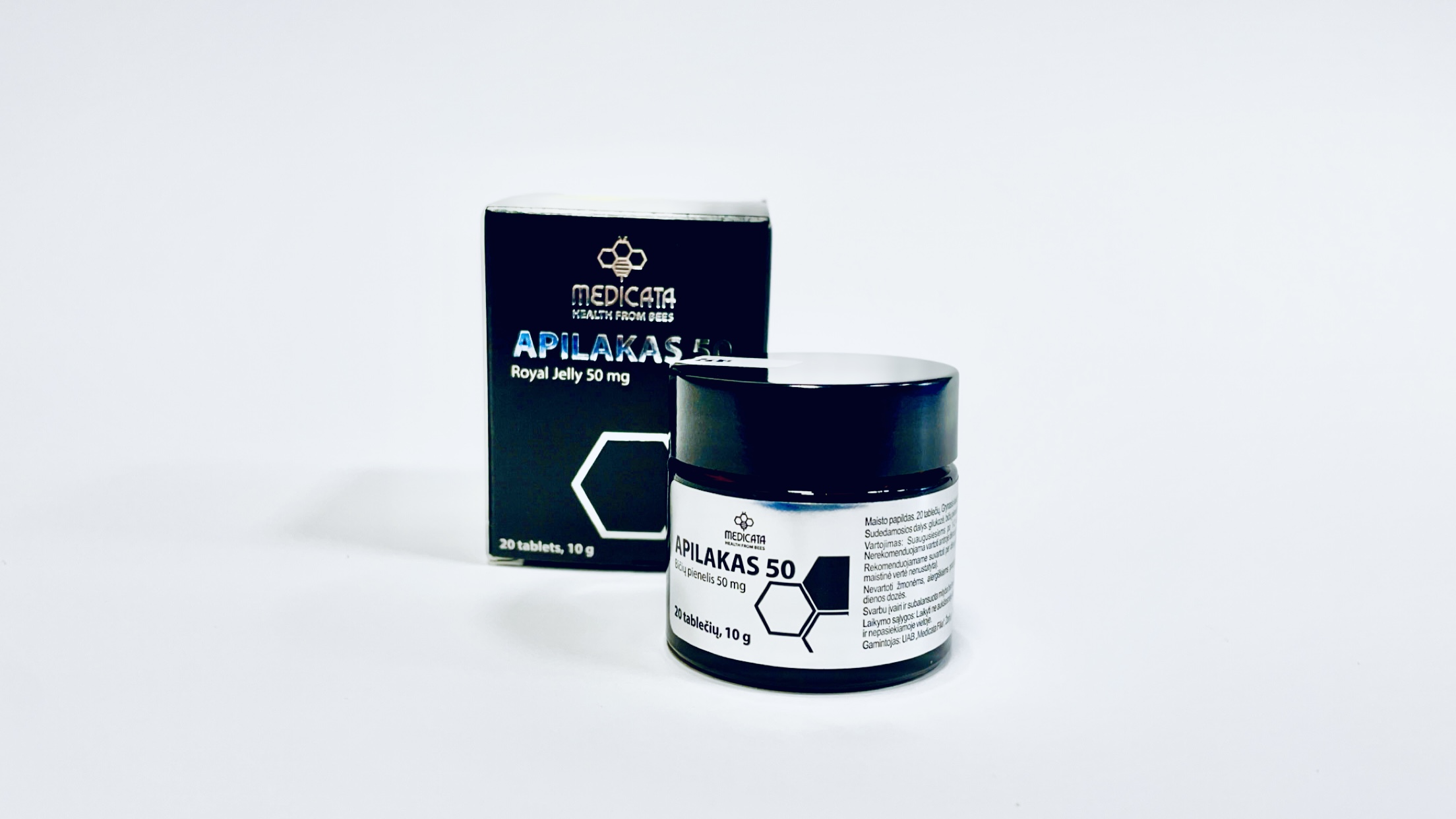 Apilakas 50, 20 tablečių, 10g.