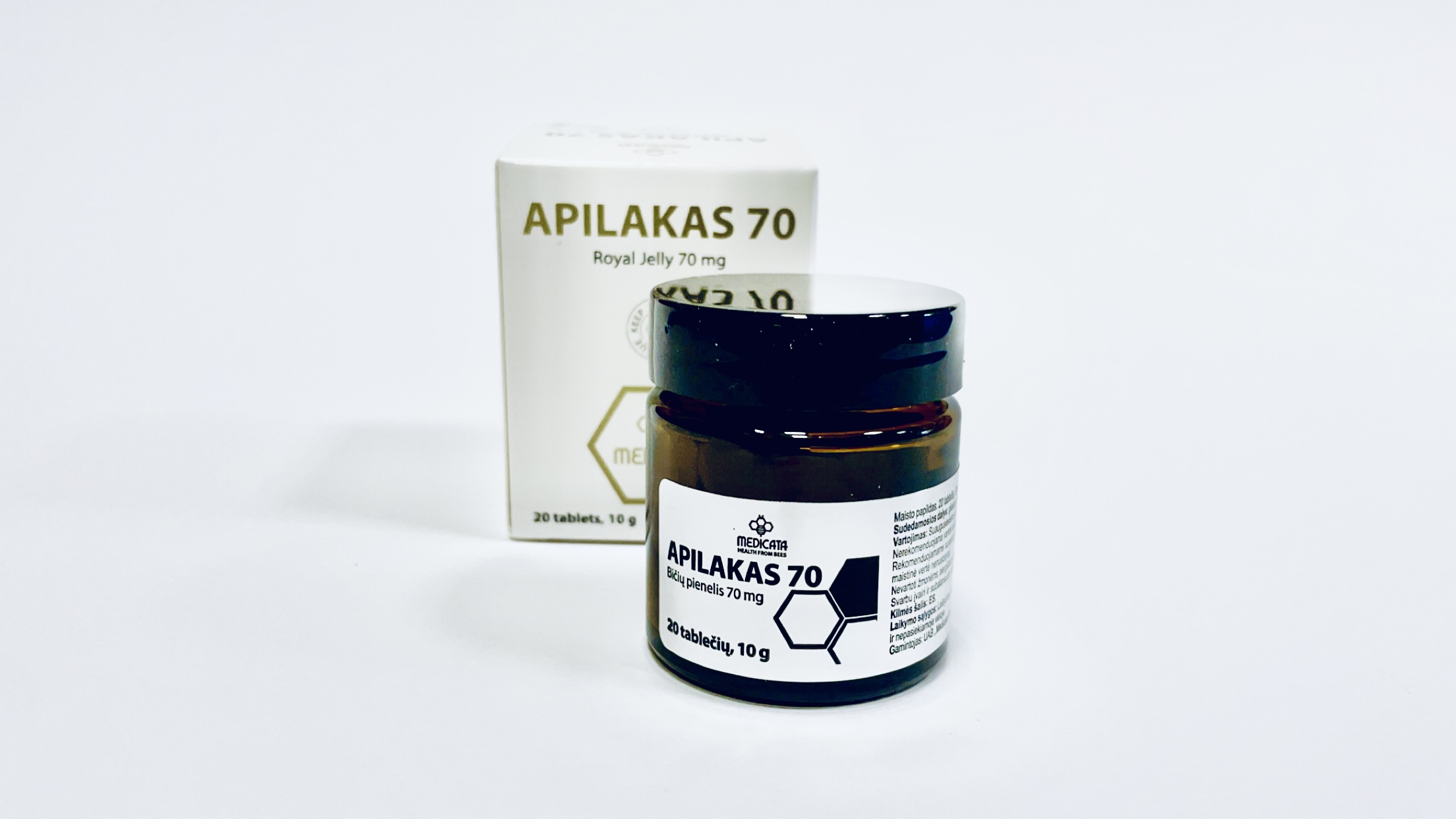 Apilakas 70, 20 tablečių, 10g.