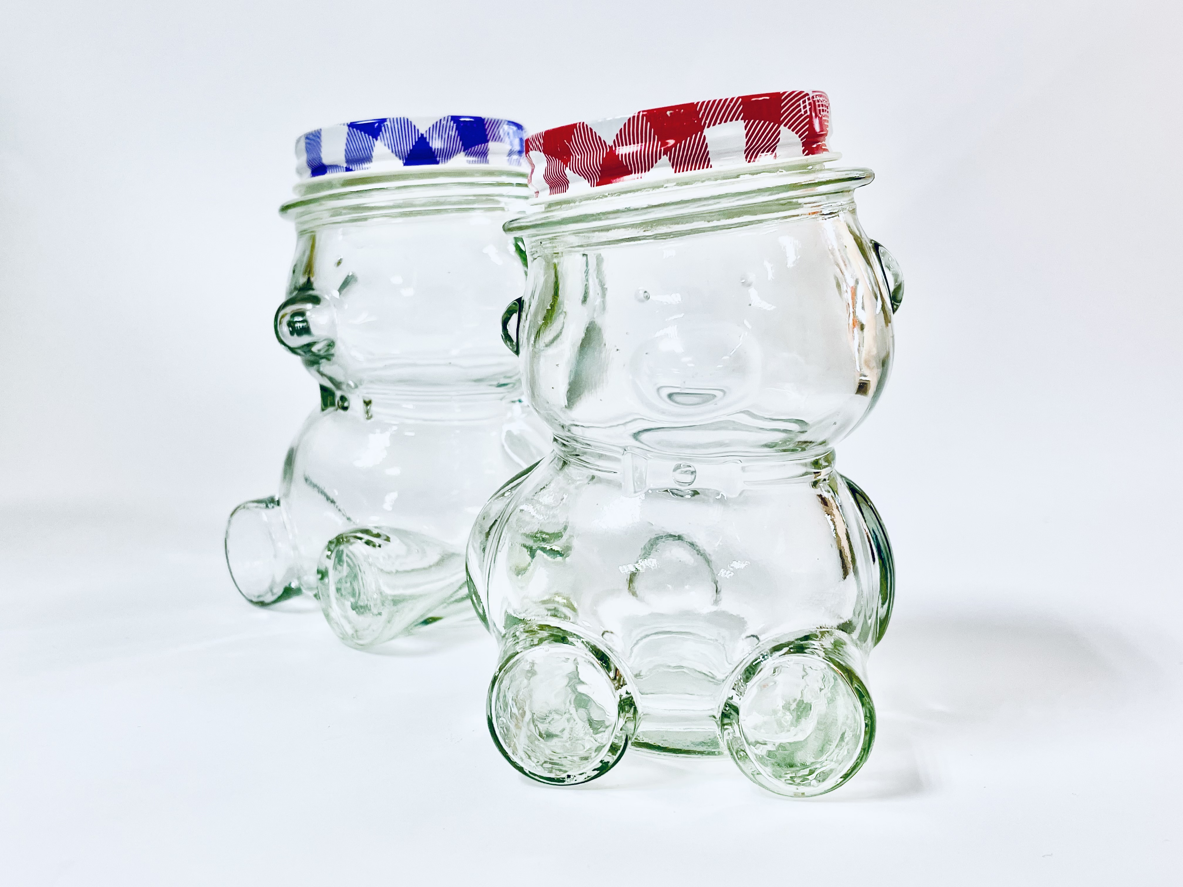 Stiklainis meškiukas, 80ml, 150ml