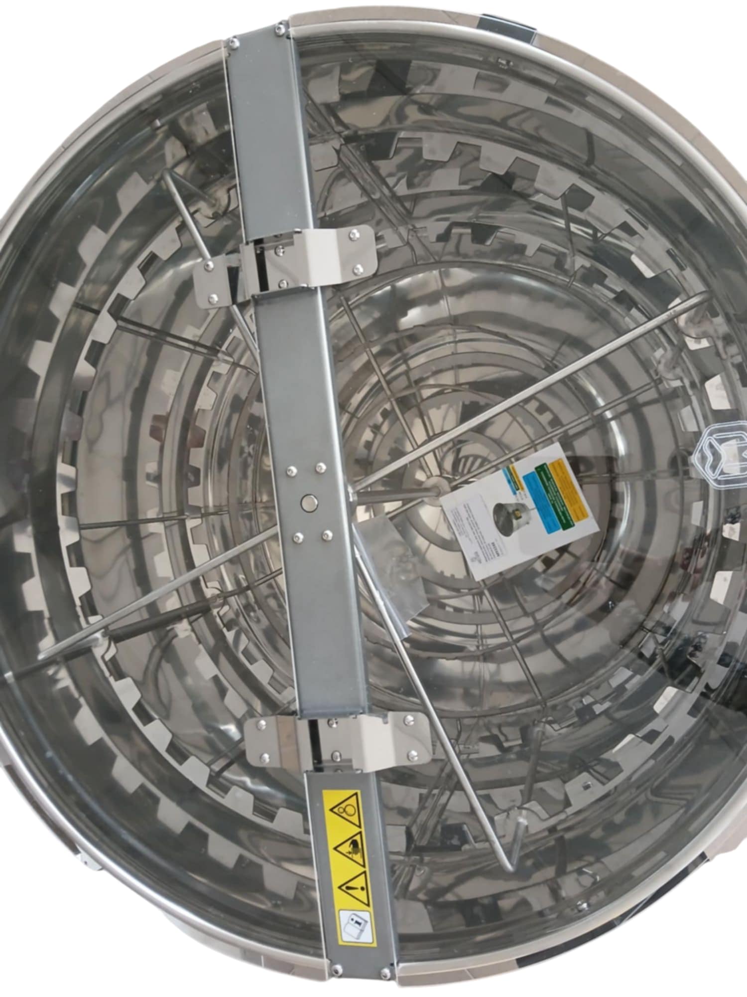 Radialinis 18/36/36 rėmelių universalus medsukis, elektrinis, nerūdijančio plieno