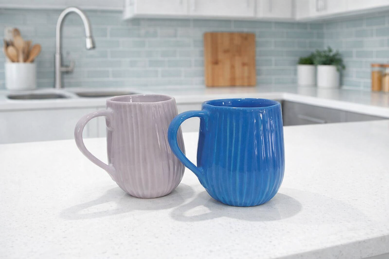 Tazas de Cerámica Texturizadas