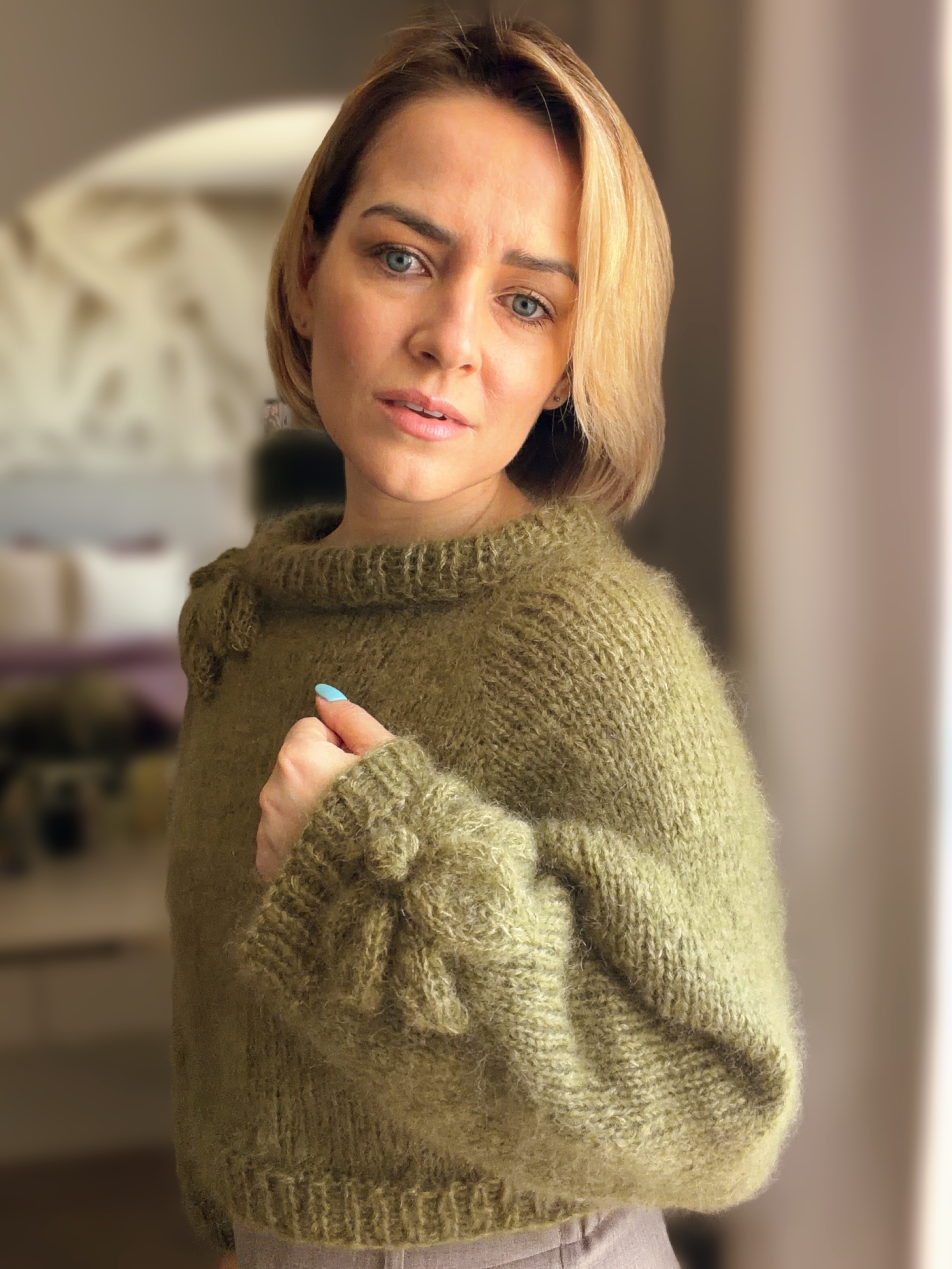 Pattern for sweater "Blooming spring" (EN)