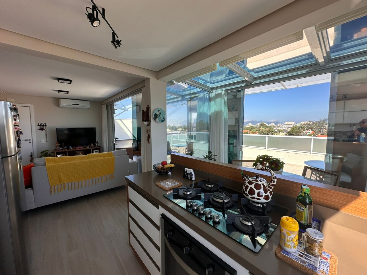 Cobertura Duplex Frente para a Ilha do Campeche 