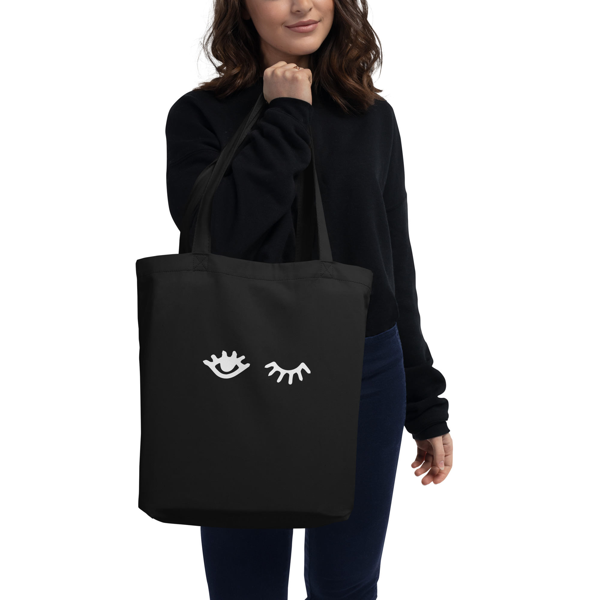 Eyes & Lips | Eco Tote Bag (black)