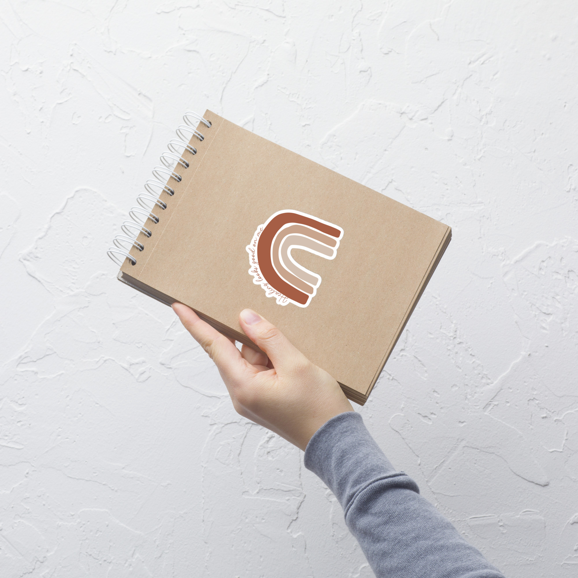 Motivational sticker | Healing looks good on me quote