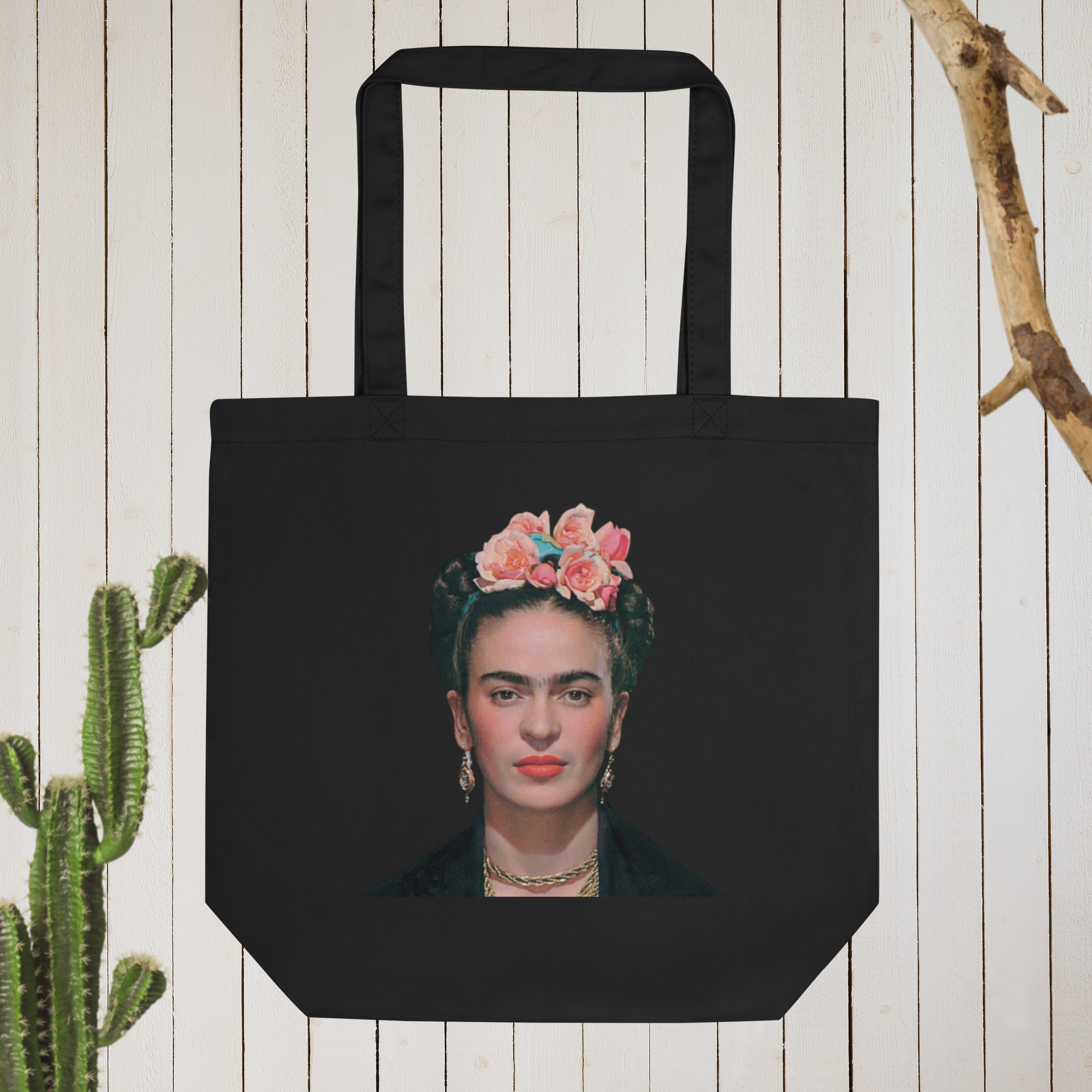 Frida Kahlo | Eco Tote Bag (black)