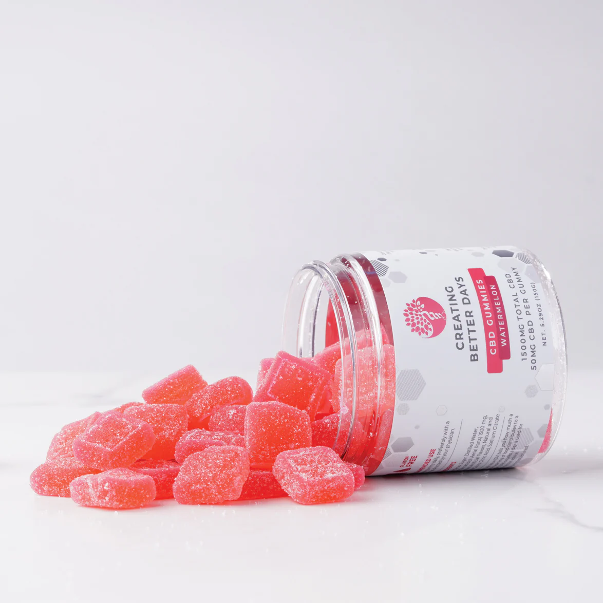 Watermelon CBD Gummies 1500 MG