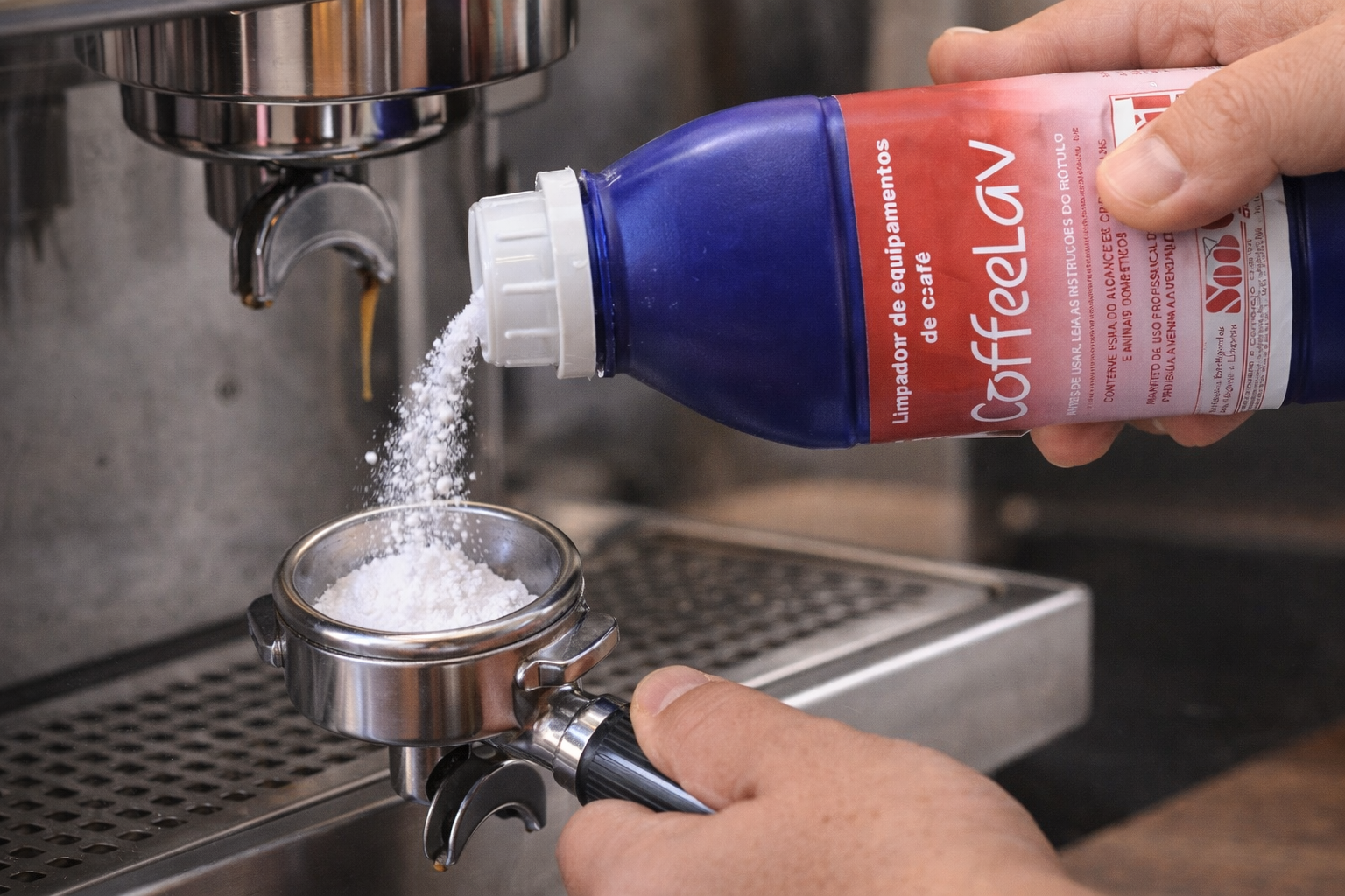 COFFELAV – Detergente Alcalino para Limpeza de Máquinas de Café Profissionais