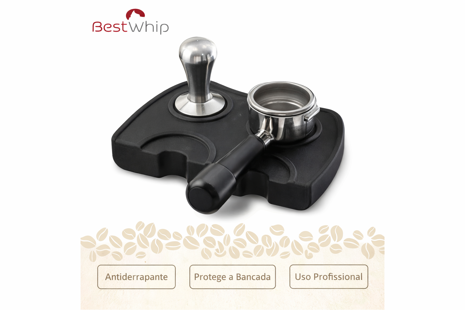 Base de borracha para Tamper e Porta-Filtro