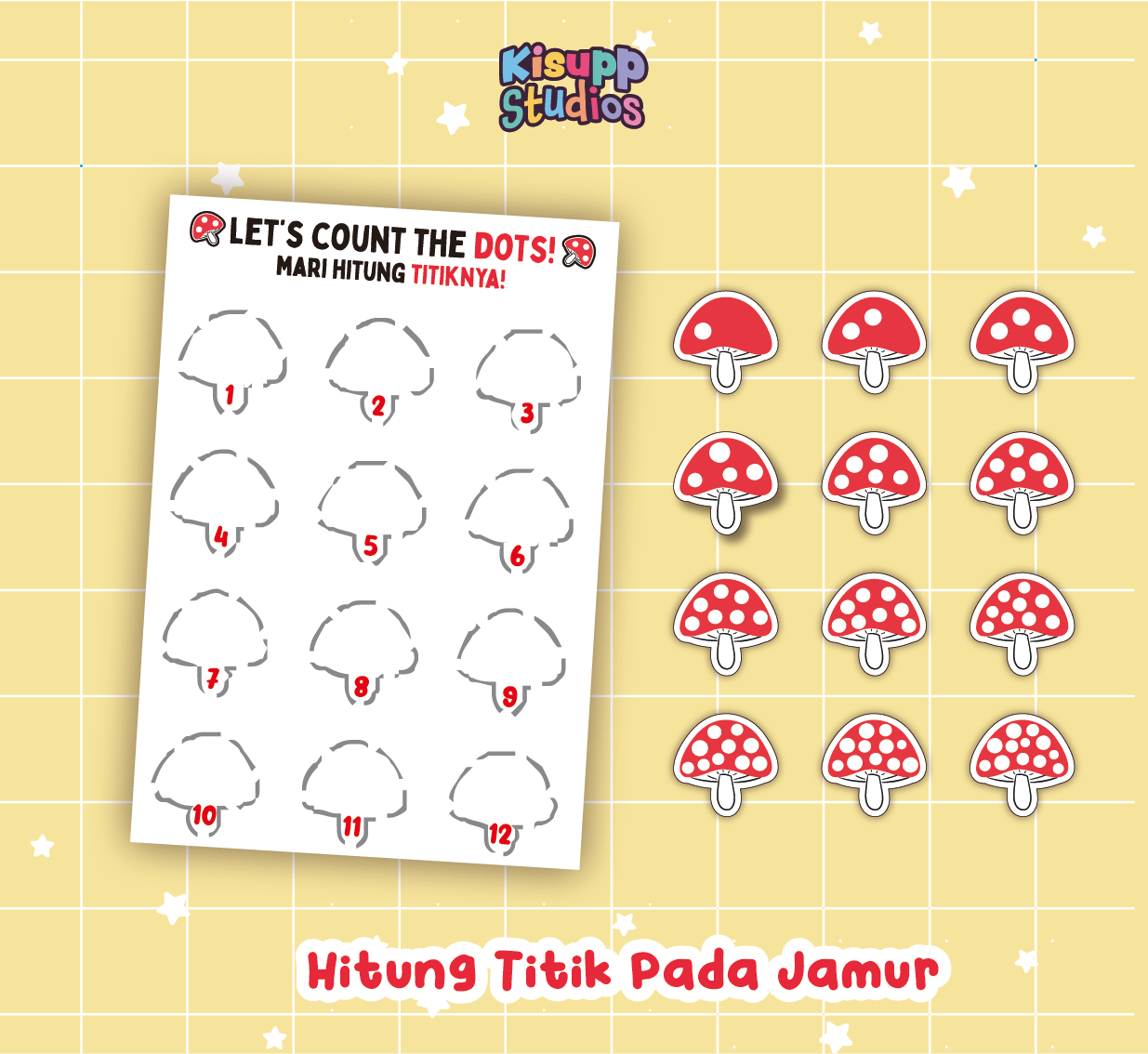 Hitung Titik Pada Jamur