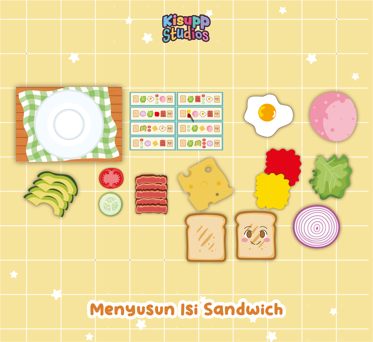 Menyusun Isi Sandwich
