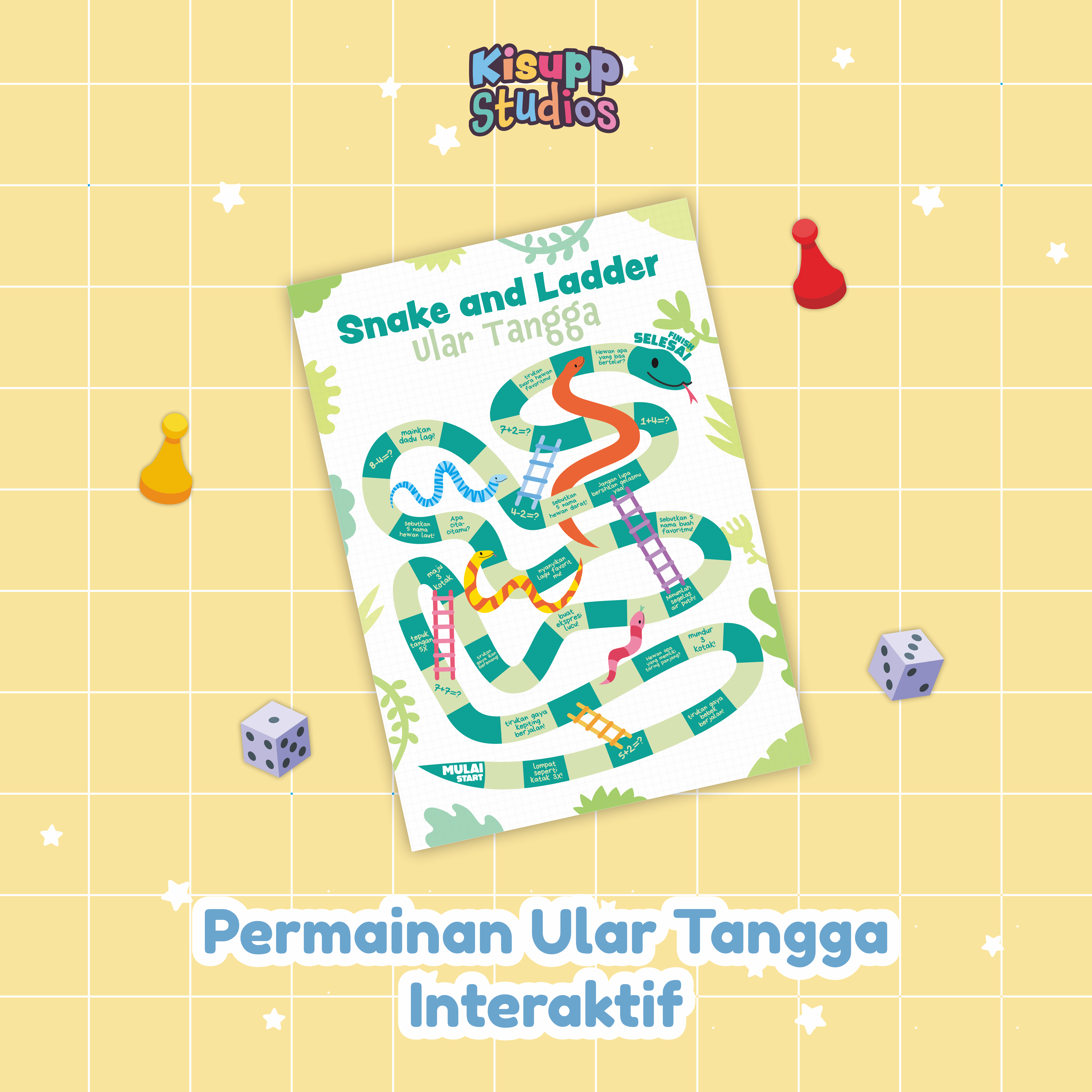 Permainan Ular Tangga Interaktif