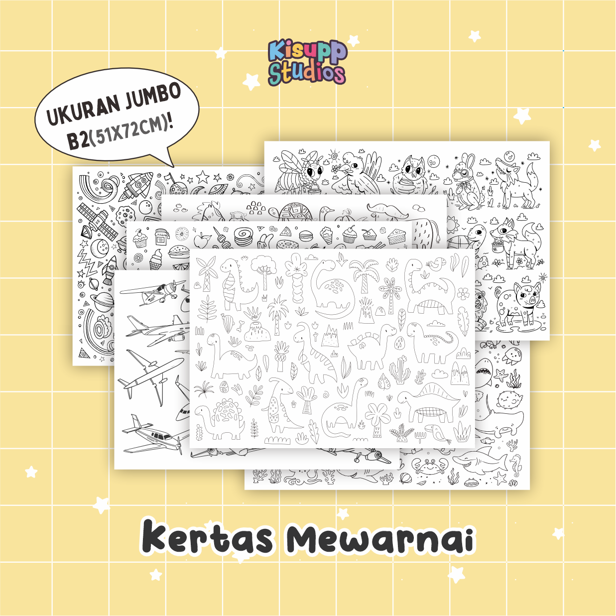 Kertas Mewarnai Jumbo