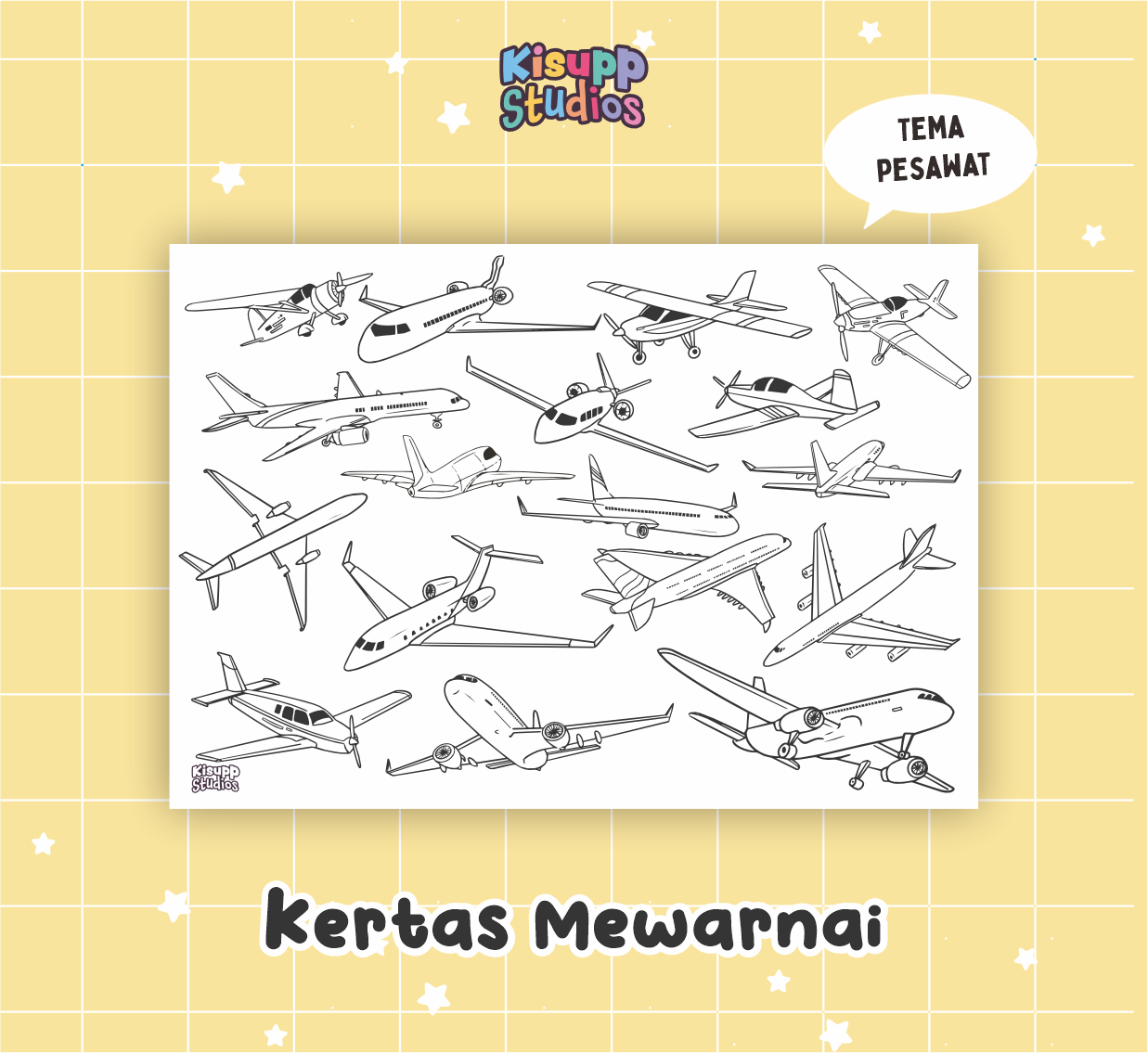 Kertas Mewarnai Jumbo