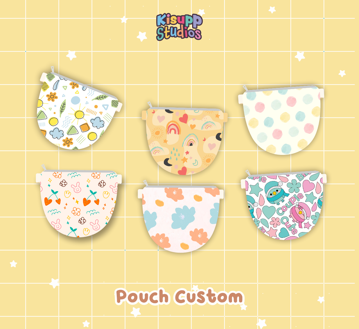 Pouch Serut Custom - Aktivitas Menggambar Pouch