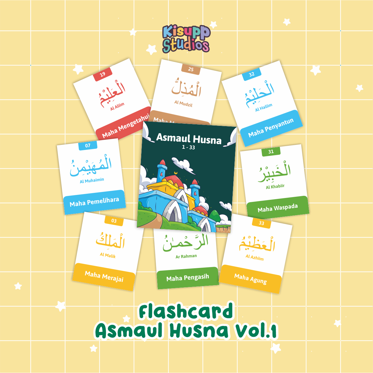 Flashcard Asmaul Husna Vol. 1