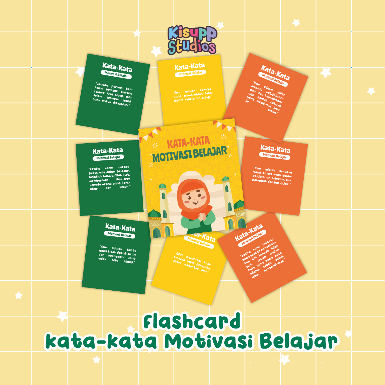 Flashcard Kata-Kata Motivasi Belajar