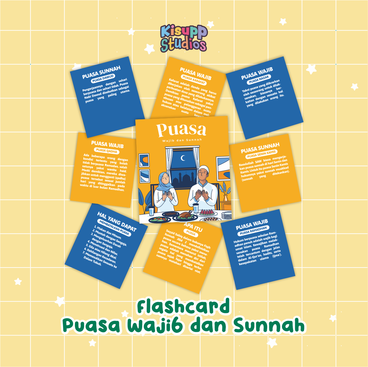 Flashcard Puasa Wajib & Sunnah