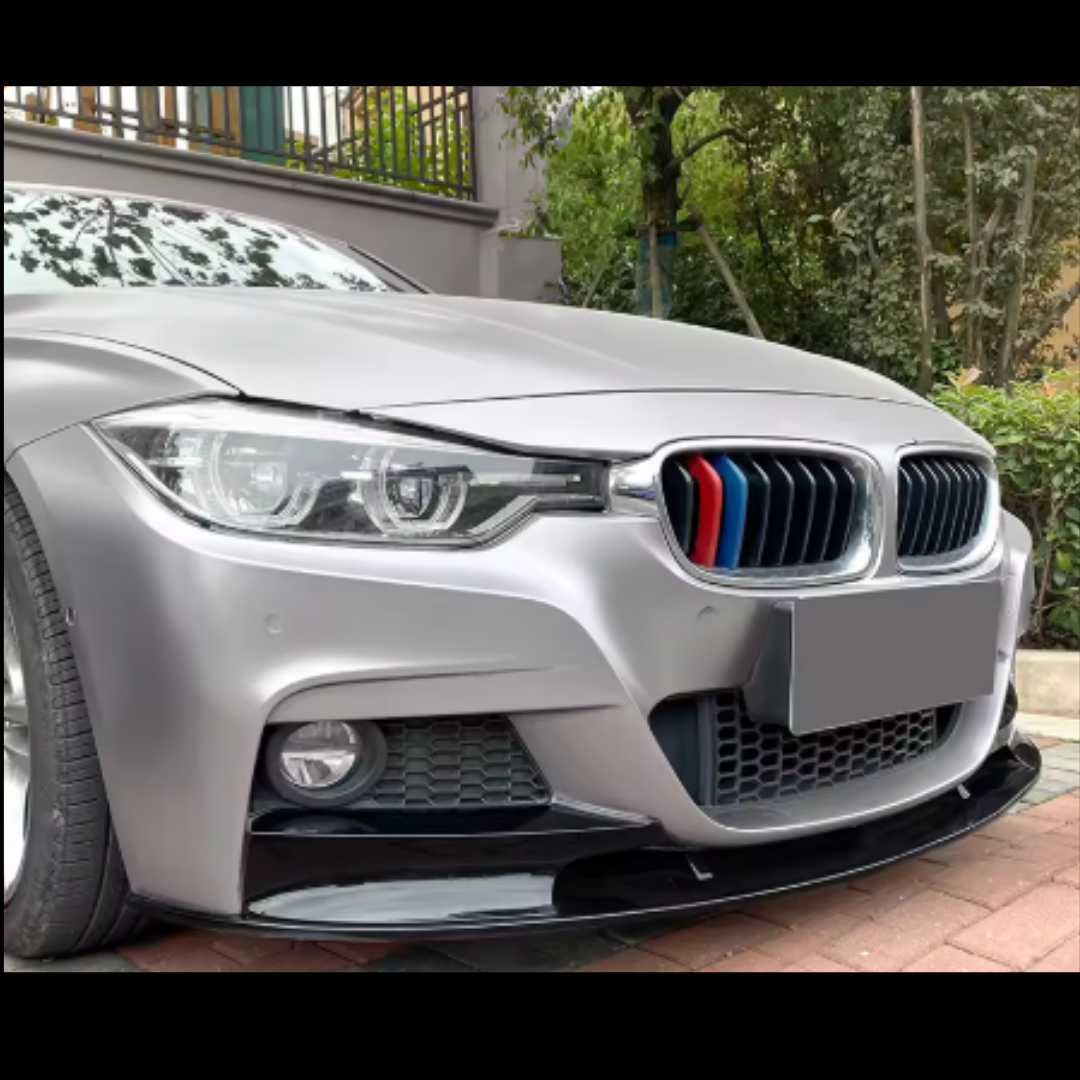 Front Lips F30 Mtech Splitter Set BMW F30 Import Plastik Lips Bumper Depan