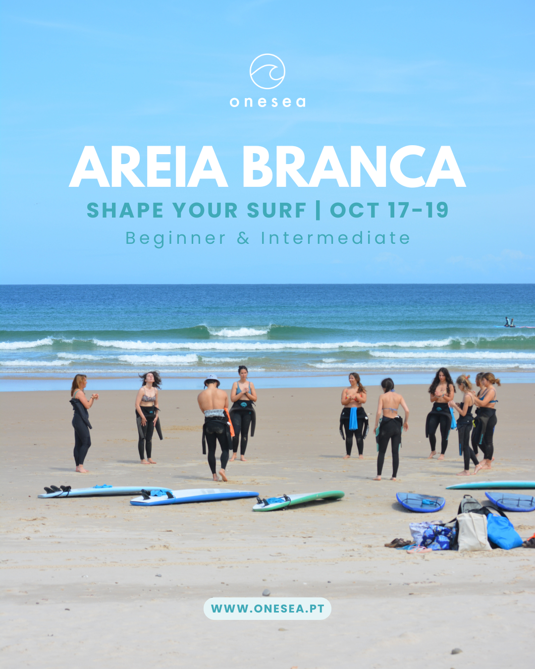 AREIA BRANCA - PENICHE 17-19 Out 2025 | Beginner & Intermediate