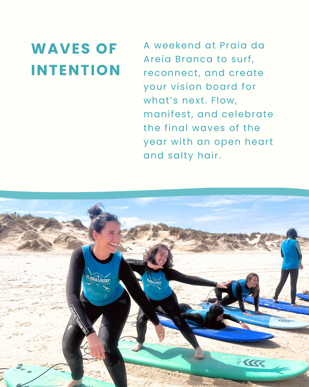 AREIA BRANCA Waves of Intention Jan 2026 | Beginner & Intermediate