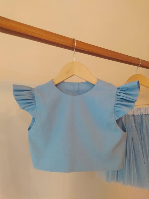 Conjunto Glitter Azul