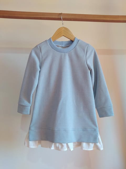 Vestido Poli Linho em Moletinho