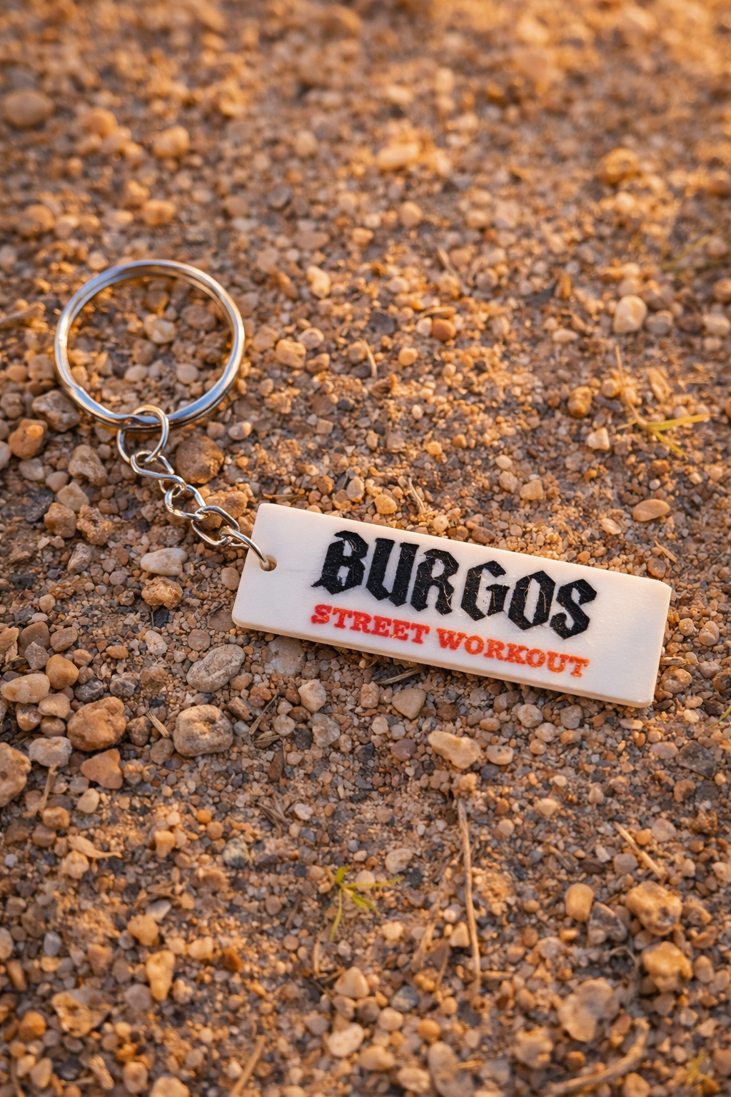 Burgos Street Workout Keychain