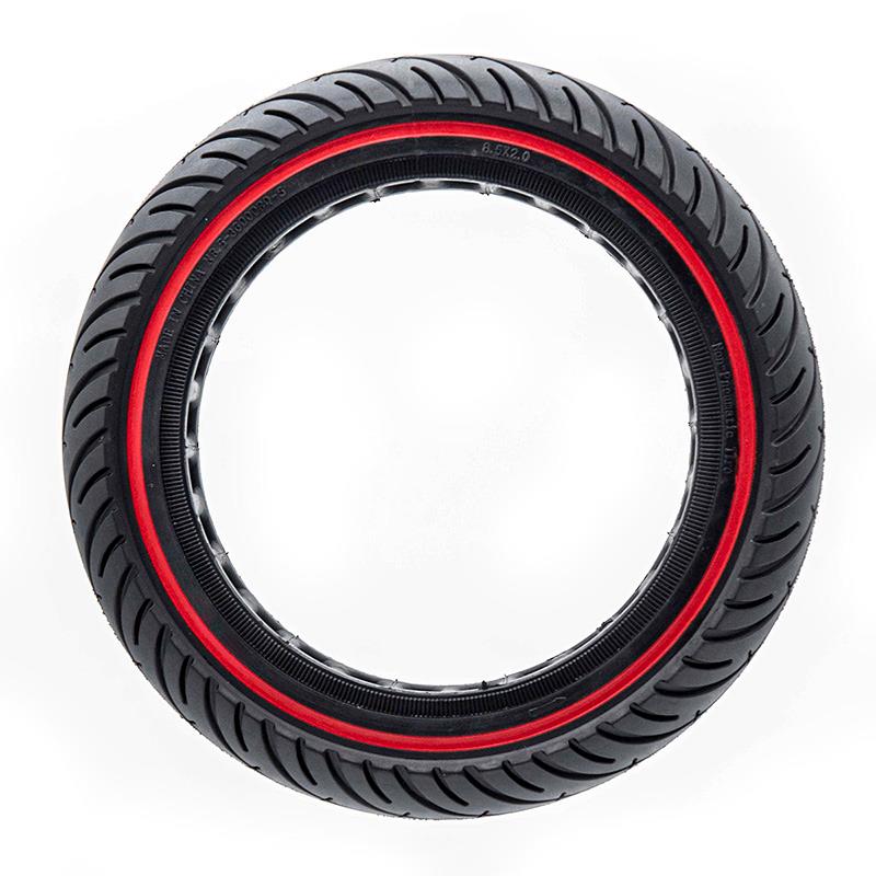 Ruota solida ultraleggera 8.5x2 - 6.1 / B34 - linea rossa [Nedong]