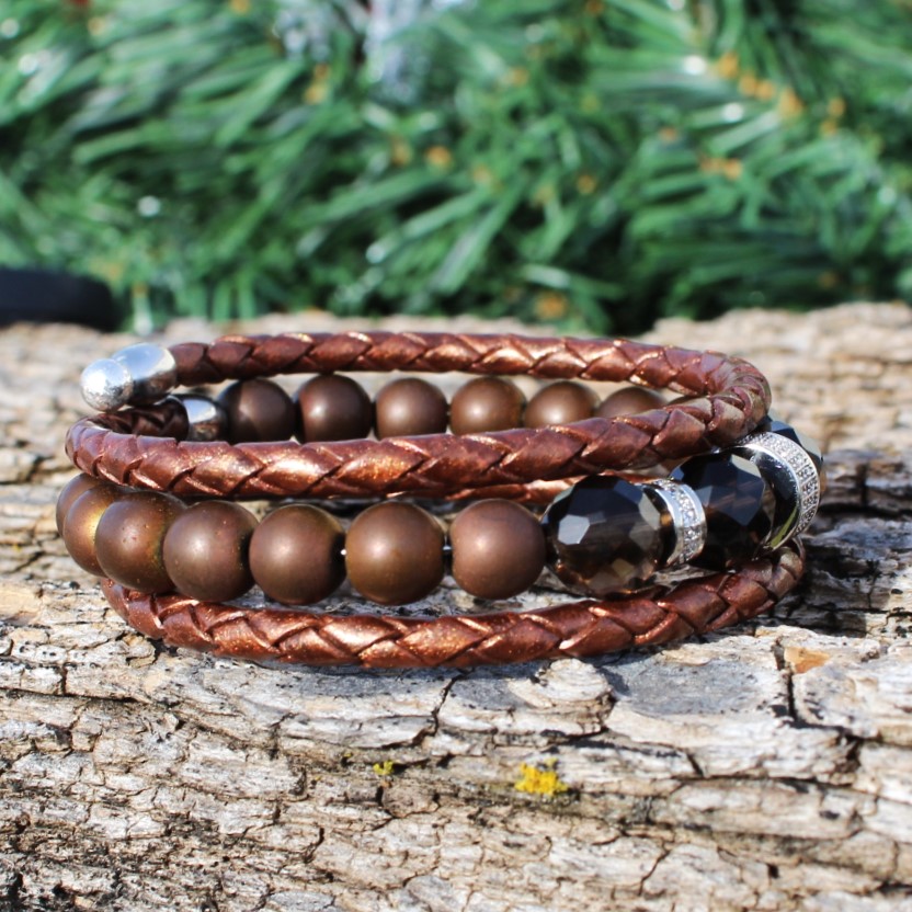 Gemtone Wrap Bracelet
