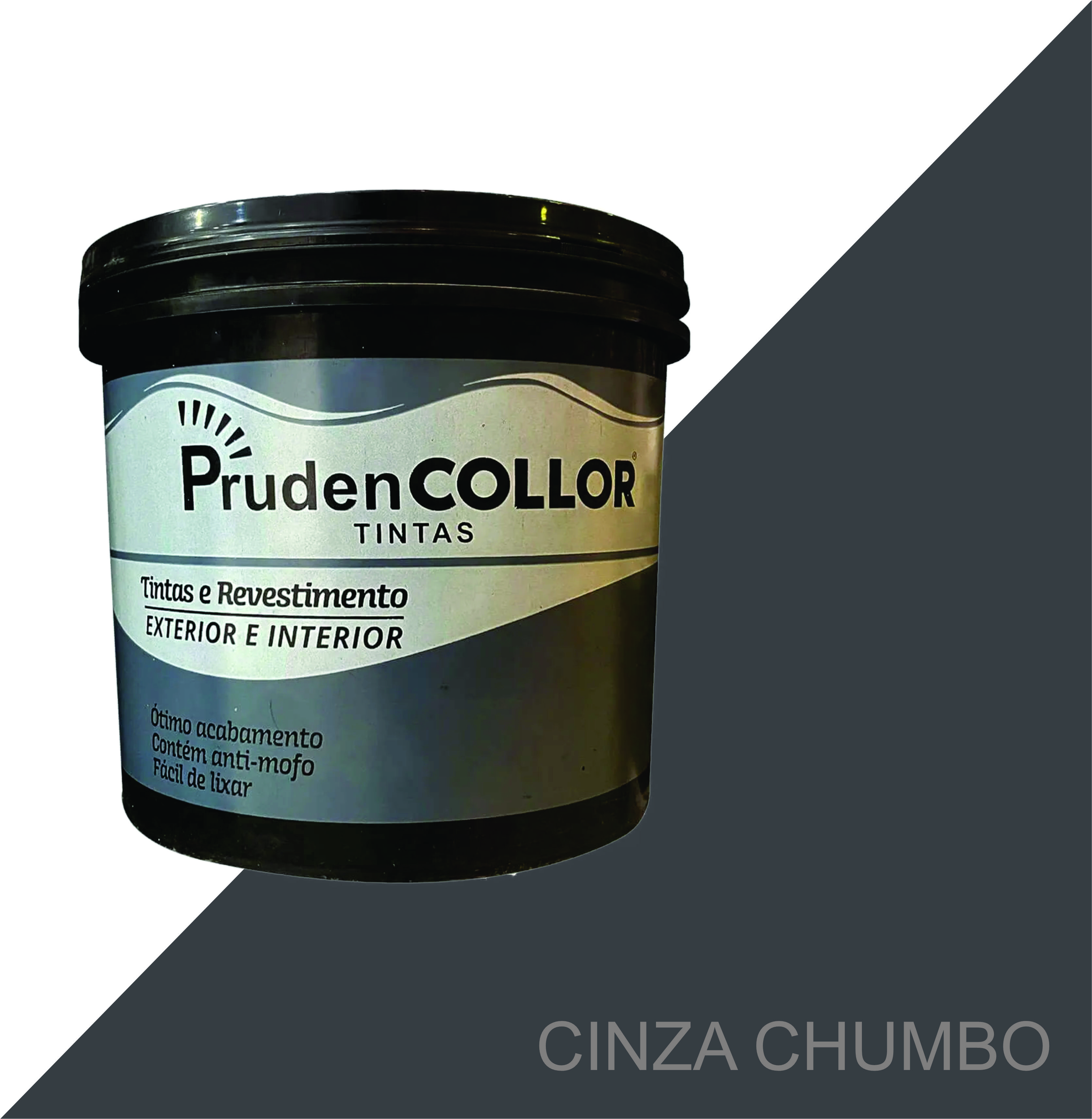 Tinta Piso Prudencollor 18L CINZA CHUMBO