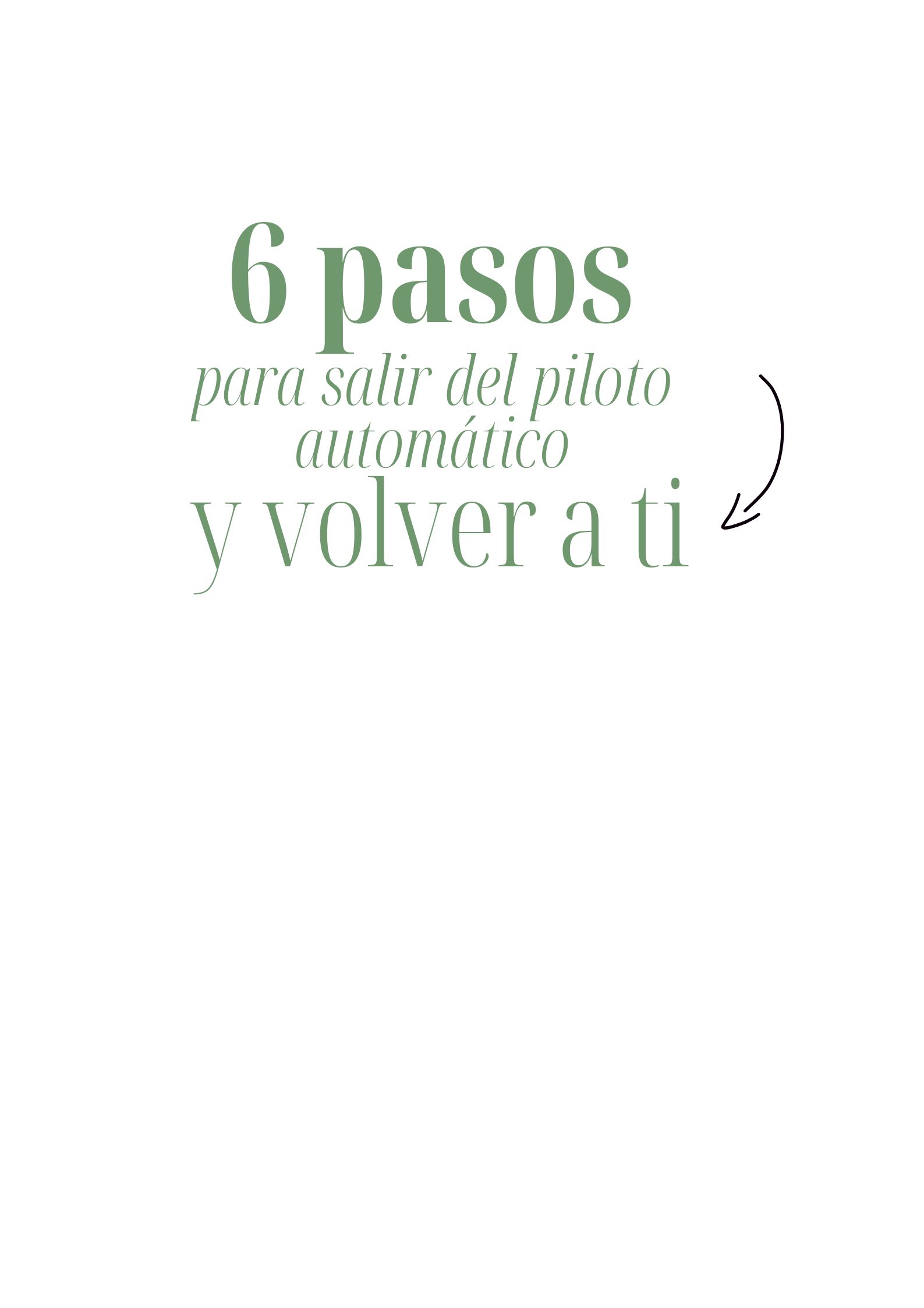 Guía para volver a ti.