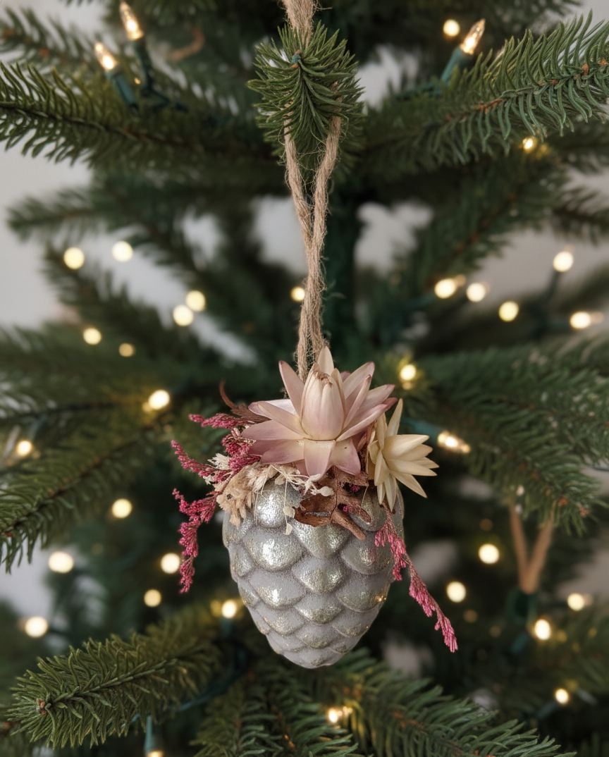 La Pomme de Pin Rose Pâle