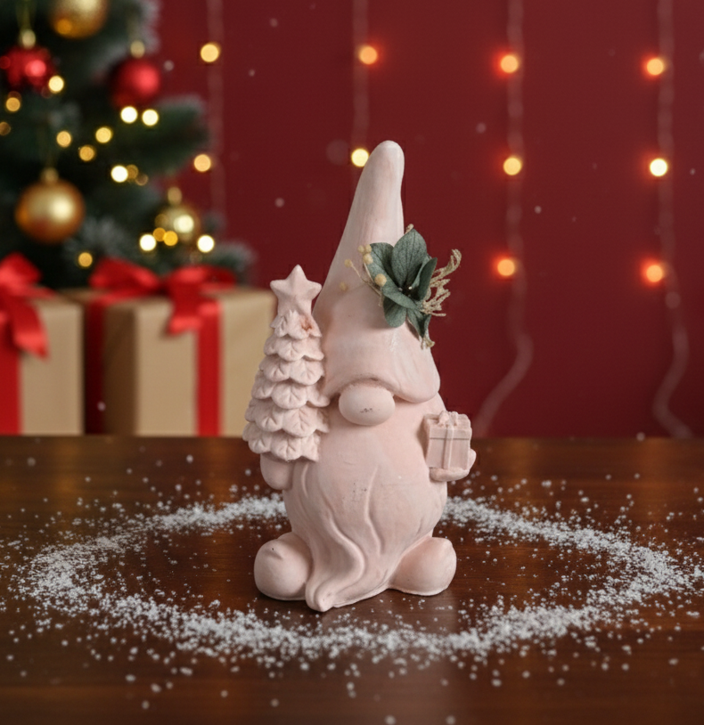 Le Gnome Sapin rose
