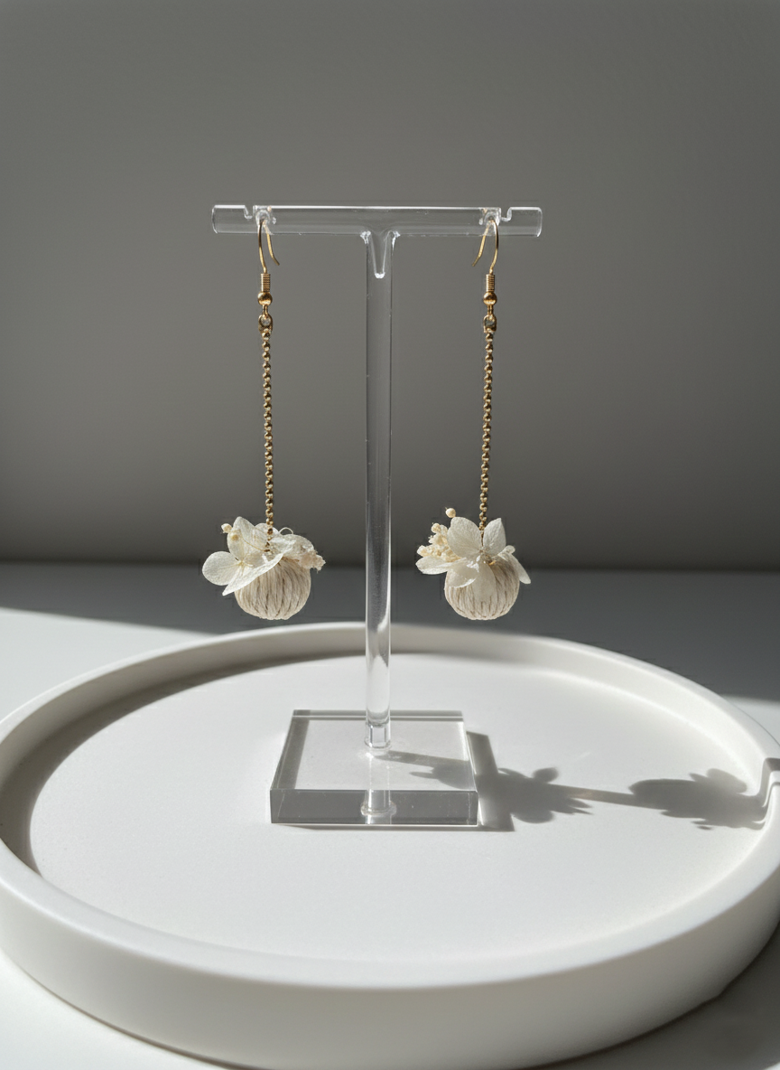 Boule de Raphia Fleuri