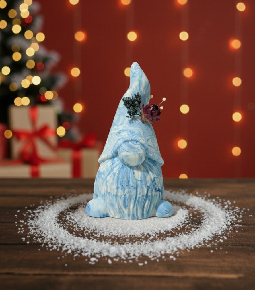 Le Gnome Marbré Bleu