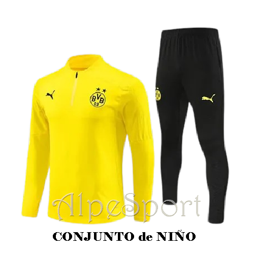 Chándal Entrenamiento NIÑO Borussia Dortmund 2025 Amarillo