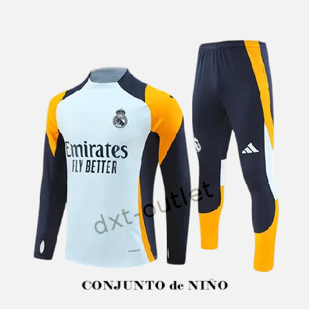 Chándal NIÑO Entrenamiento RMCF 2025 azul bicolor