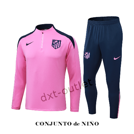 Chándal NIÑO Entrenamiento At. Madrid 2025 rosa
