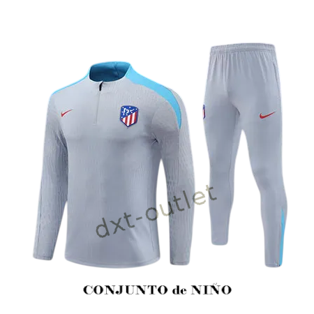 Chándal NIÑO Entrenamiento At. Madrid 2025 gris