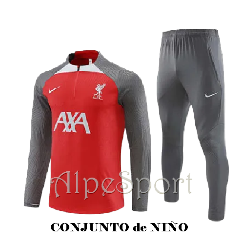 Chándal NIÑO Liverpool FC Entrenamiento color rojo