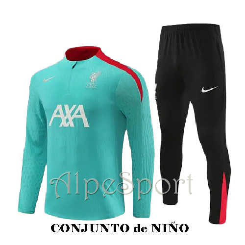 Chándal NIÑO Liverpool FC Entrenamiento color verde