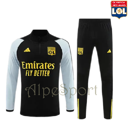 Chándal Entrenamiento Olympique Lyon 2025 negro