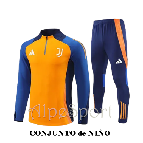 Chándal Niño Juve Entrenamiento color naranja