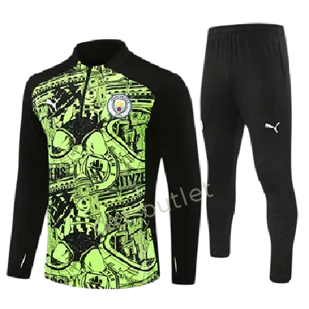 Chándal Entrenamiento Manchester City 2025 negro-amarillo